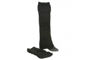 Socks/ Leg Warmers - Knitted Leg Warmers - Black  - SK-F1007BK